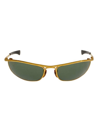 【中古】Ray-Ban◆サングラス/オリンピア/--/GLD/GRN/メンズ/L0255【服飾雑貨他】 【中古】Ray-Ban◆サングラス/オリンピア/--/GLD/GRN/メンズ/L0255【服飾雑貨他】