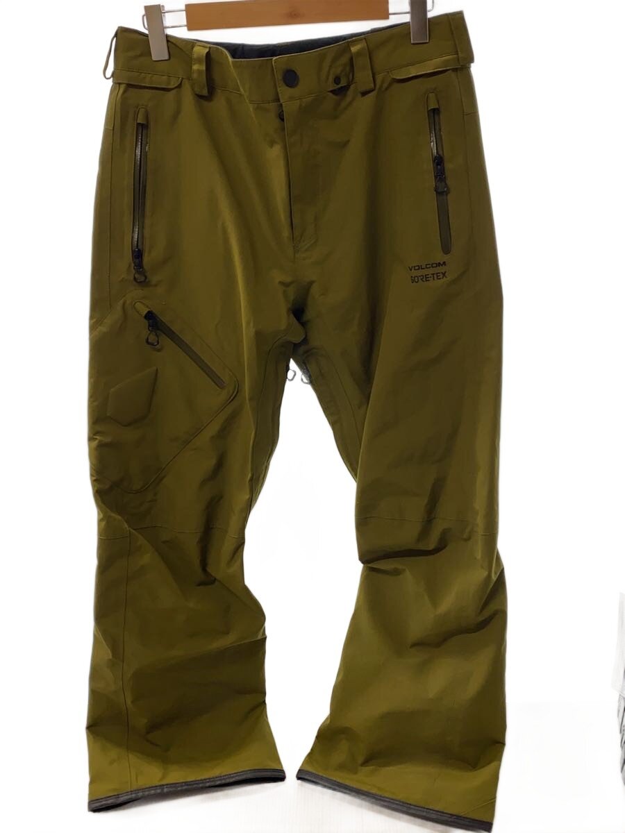 【中古】VOLCOM◆ウェアー/パンツ/GORE-TEX/M/KHK/G1351904【スポーツ】