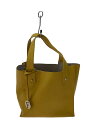 【中古】FURLA◆ハンドバッグ/PVC/YLW/無地【バッグ】(4)
