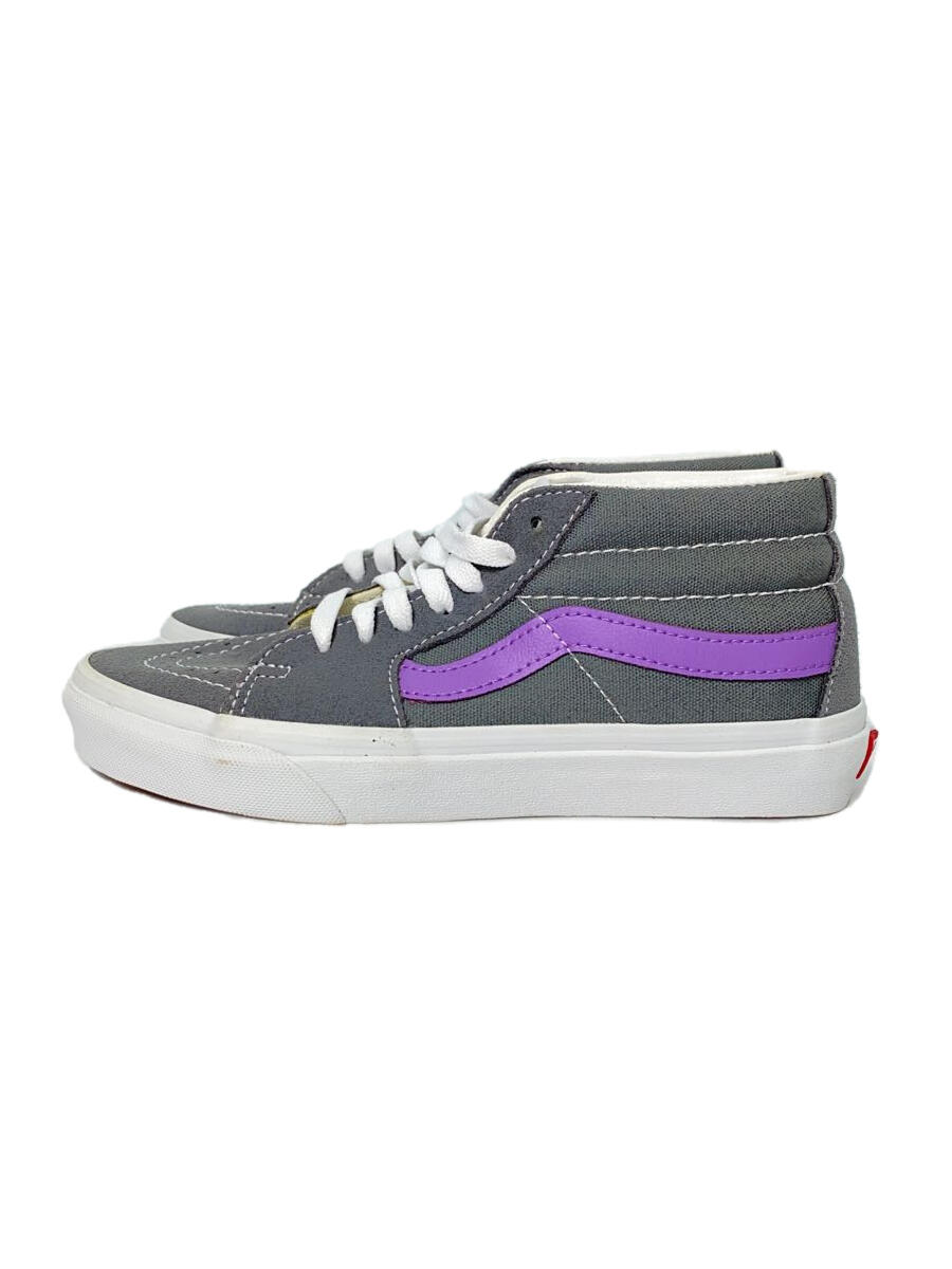 【中古】VANS◆ローカットスニーカー/23cm/グレー/721356【シューズ】