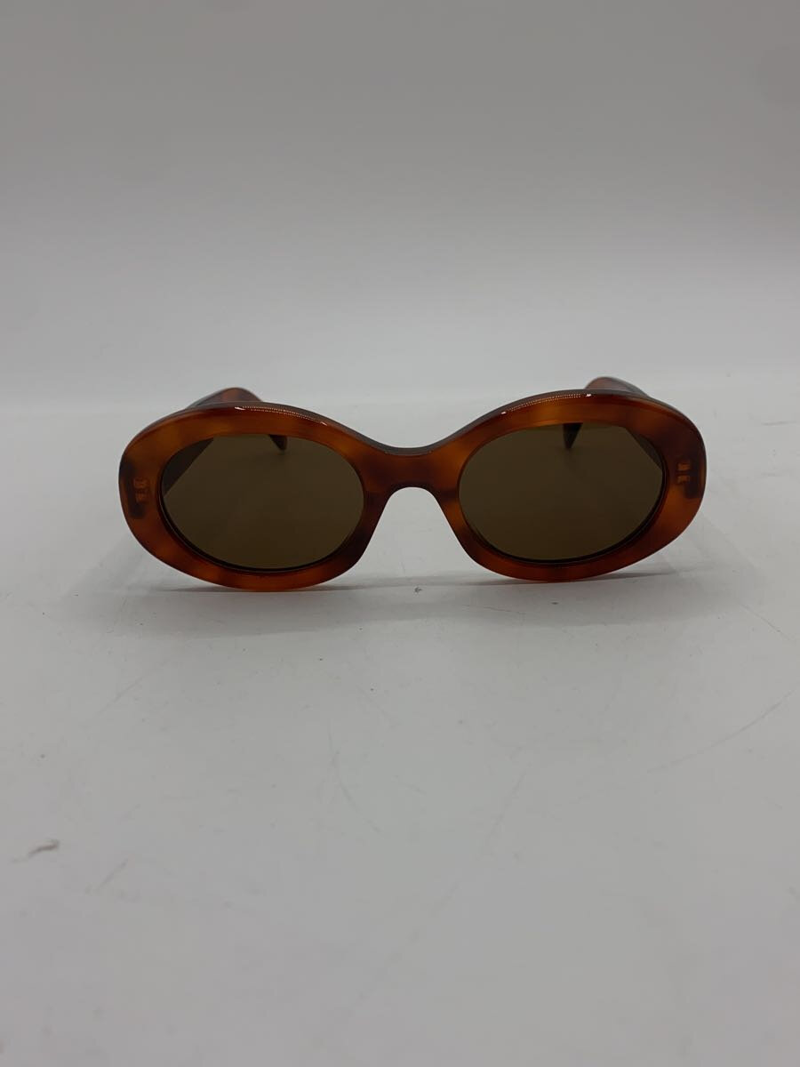 CELINE - 【中古】CELINE◆サングラス/オーバル/プラスチック/BRW/BRW/メンズ/CL40194U/? NULL ?【服飾雑貨他】