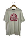 【中古】LOUIS VUITTON◆23aw/コットンショートスリーブクルーネック/ニット・セーター(薄手)/--/コットン/WHT【レディースウェア】