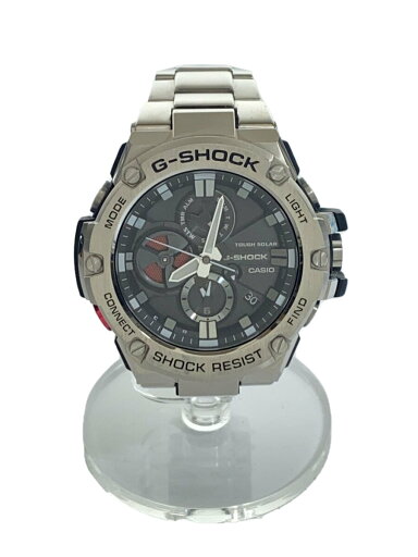 【中古】CASIO◆ソーラー腕時計/アナログ/--/BLK/GTST-B100【服飾雑貨他】 【中古】CASIO◆ソーラー腕時計/アナログ/--/BLK/GTST-B100【服飾雑貨他】