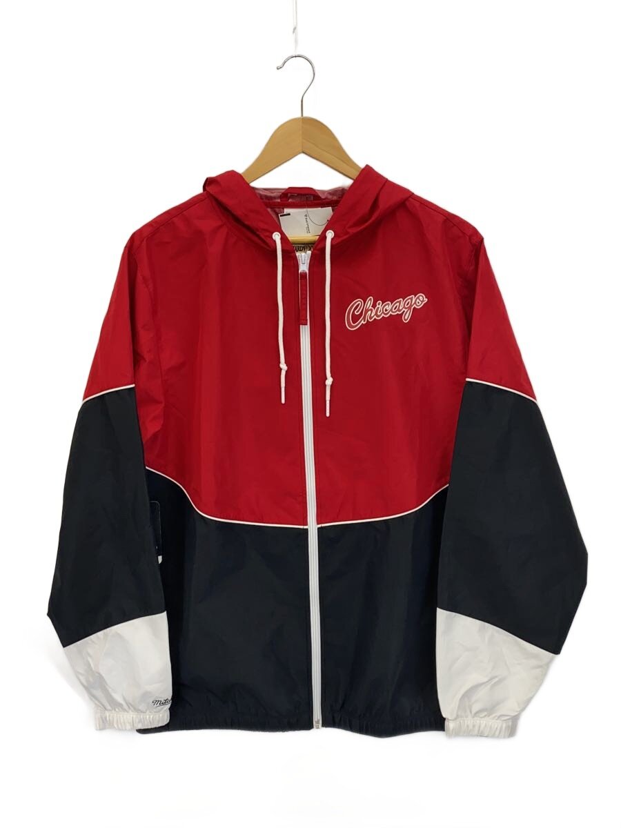 Rakuten - 【中古】mitchell&ness◆NBA/CHICAGO/ジャケット/M/ポリエステル/RED【メンズウェア】