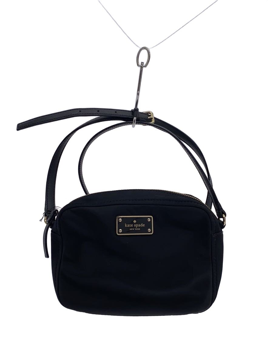 KATE SPADE - 【中古】kate spade new york◆ショルダーバッグ/ナイロン/BLK//【バッグ】