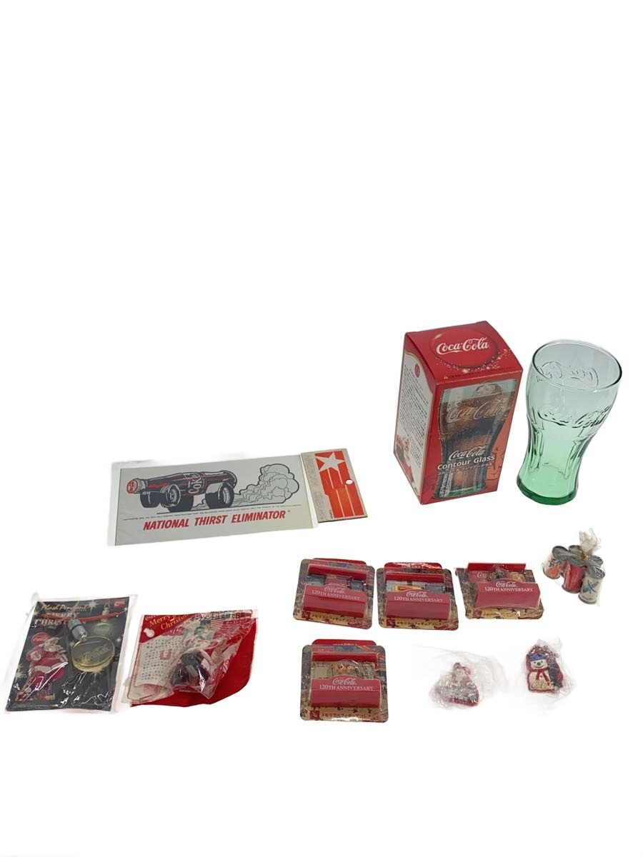 【中古】Coca・Cola◆コカコーラ/グッズ/まとめ売り/グラス/ステッカー/メモリアルフィギュアなど【ホビー】