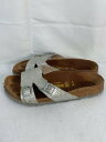 【中古】BIRKENSTOCK◆サンダル/23cm/SLV【シューズ】(4)