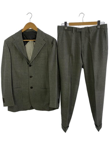 【中古】SARTORIO◆セットアップ/50/ウール/グレー/ヘリンボーン【メンズウェア】 【中古】SARTORIO◆セットアップ/50/ウール/グレー/ヘリンボーン【メンズウェア】