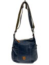 【中古】Lahella◆ショルダーバッグ/レザー/ネイビー/無地/斜め掛け【バッグ】
