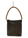 【中古】LOUIS VUITTON◆LOUIS VUITTON ルィヴィトン ルーピングGM_モノグラム・キャンバス//【バッグ】(4)