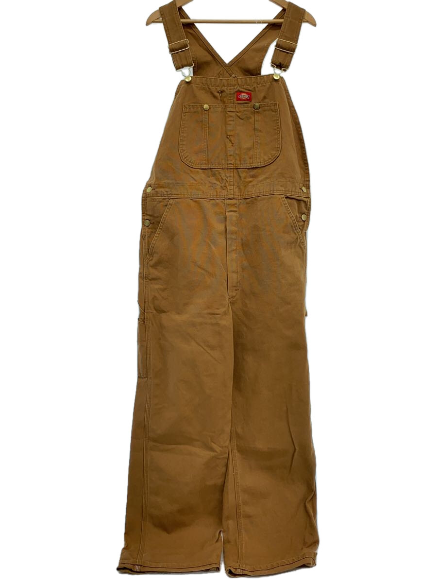 【中古】DICKIES◆オーバーオール/32/コットン/BRW/W4166A7【メンズウェア】