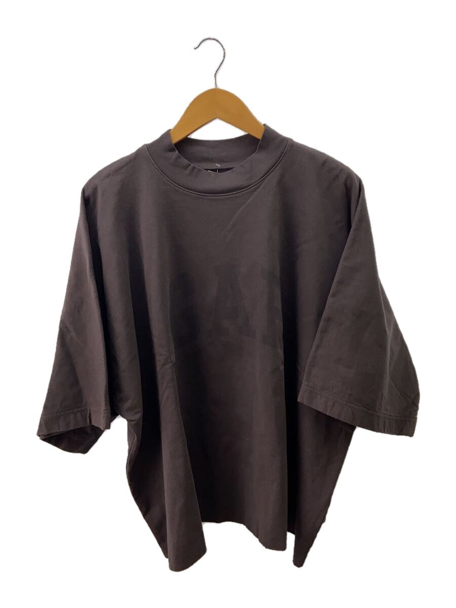 YEEZY GAP ENGINEERED BY BALENCIAGA◆78 CROP DOVE NO SEAM TEE/ロゴプリントTシャツ/L/ダークグレー/バックプリント