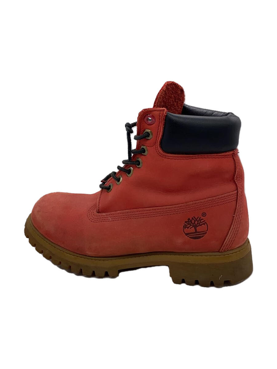 【中古】Timberland◆ブーツ/--/RED/スウ