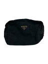 【中古】PRADA◆ポーチ/ナイロン/BLK【バッグ】
