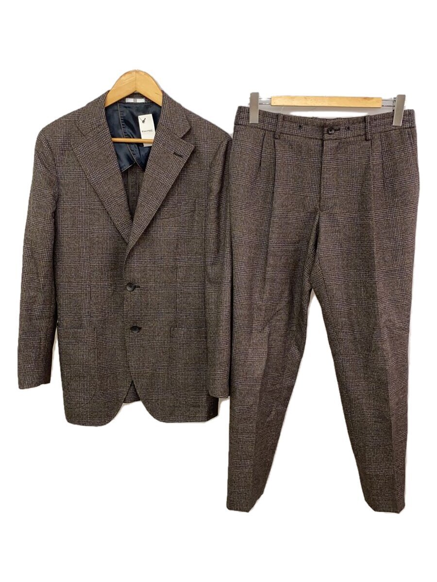 【中古】SUIT SELECT◆スーツ/Y6/ウール/BRW/チェック/SLJAP2107【メンズウェア】