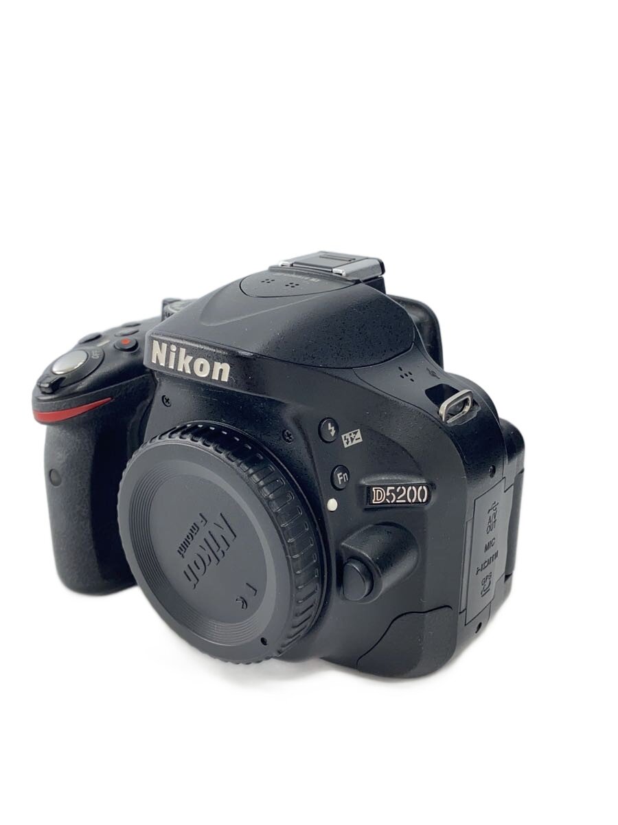 【中古】Nikon◆デジタル一眼カメラ D5200 18-55 VR レンズキット [ブラック]【カメラ】