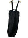 【中古】solamonat poche◆サスペンダースカート/--/コットン/BLK【レディースウェア】