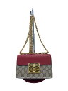 GUCCI◆409487 KLQIG 9784/スモールチェーンショルダーバッグ_パドロック_GGスプリーム