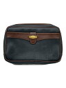 【中古】dunhill◆クラッチバッグ/PVC/GRY【バッグ】