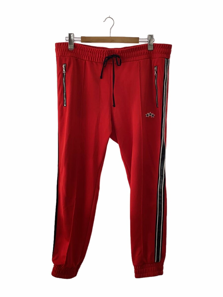 【中古】AMIRI◆ボトム/XL/ポリエステル/RED【メンズウェア】