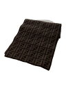 【中古】FENDI◆マフラー/ウール/BRW/メンズ【服飾雑貨他】