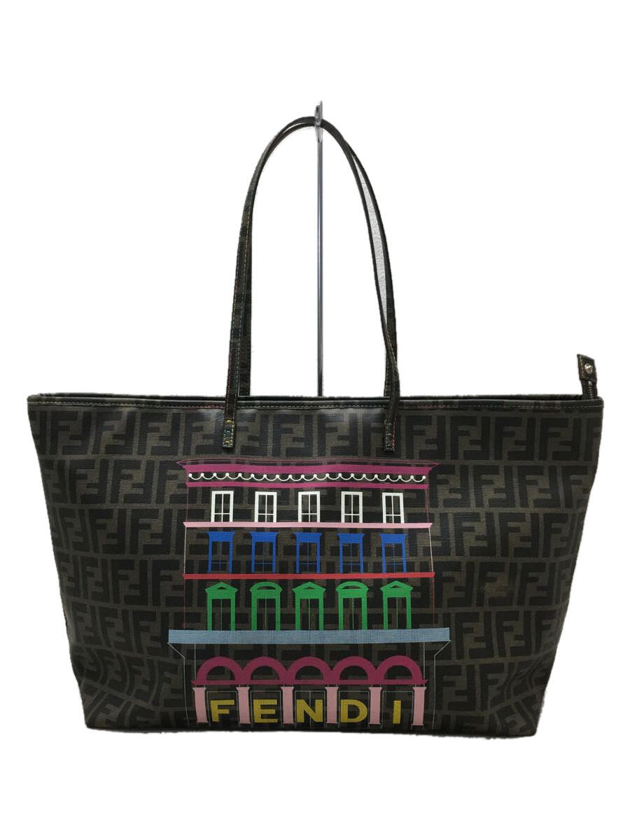 【中古】FENDI◆ズッカ柄/トートバッ