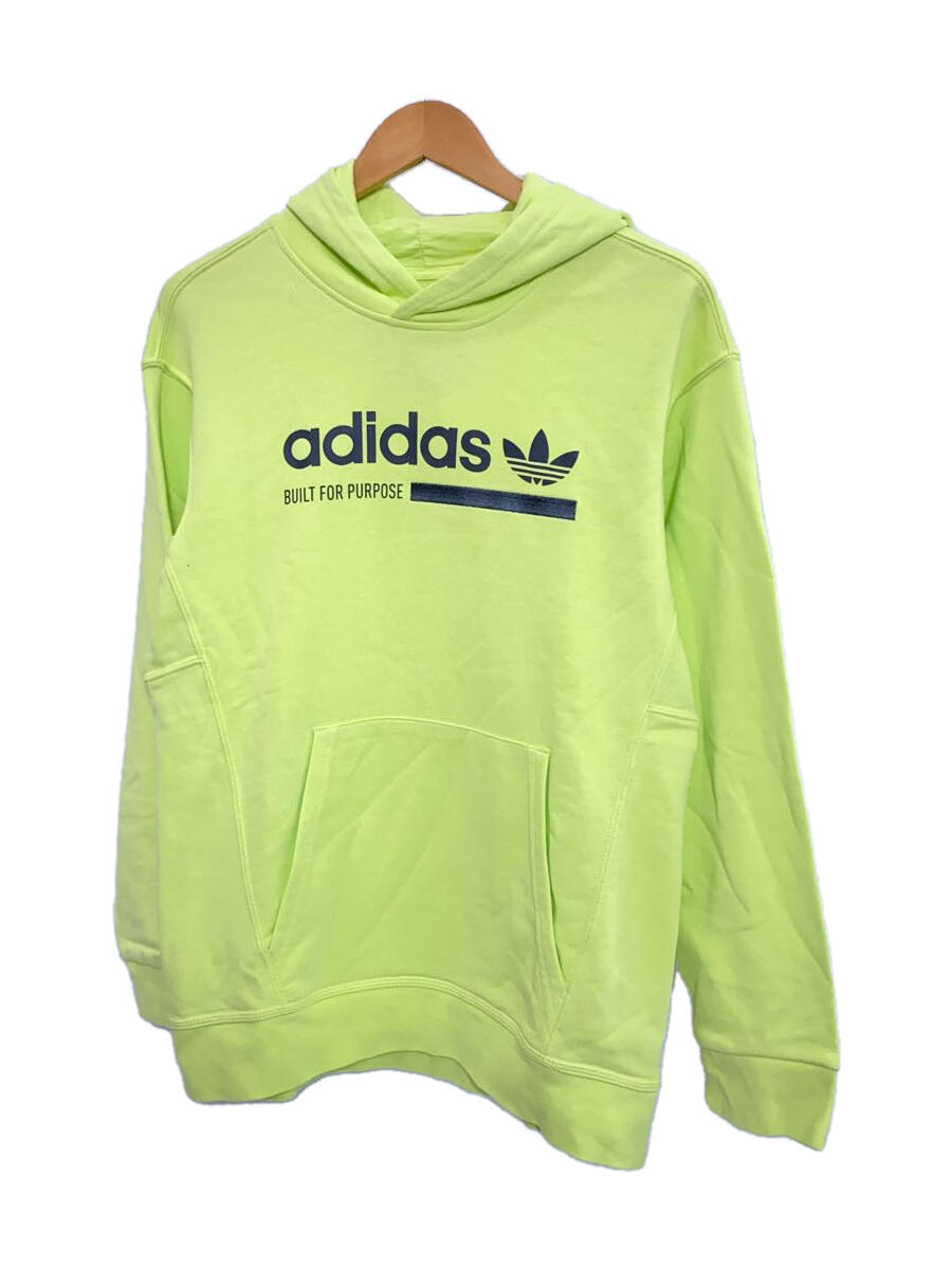 【中古】adidas◆パーカー/コットン/イエロー/DW9186【レディースウェア】