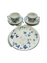 【中古】WEDGWOOD◆洋食器その他/strawberry bule/カップ&ソーサー×2/プレート【キッチン用品】