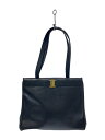 【中古】Salvatore Ferragamo◆トートバッグ/レザー/BLK/無地【バッグ】(4)