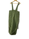 【中古】solamonat poche◆サスペンダースカート/--/コットン/GRN【レディースウェア】