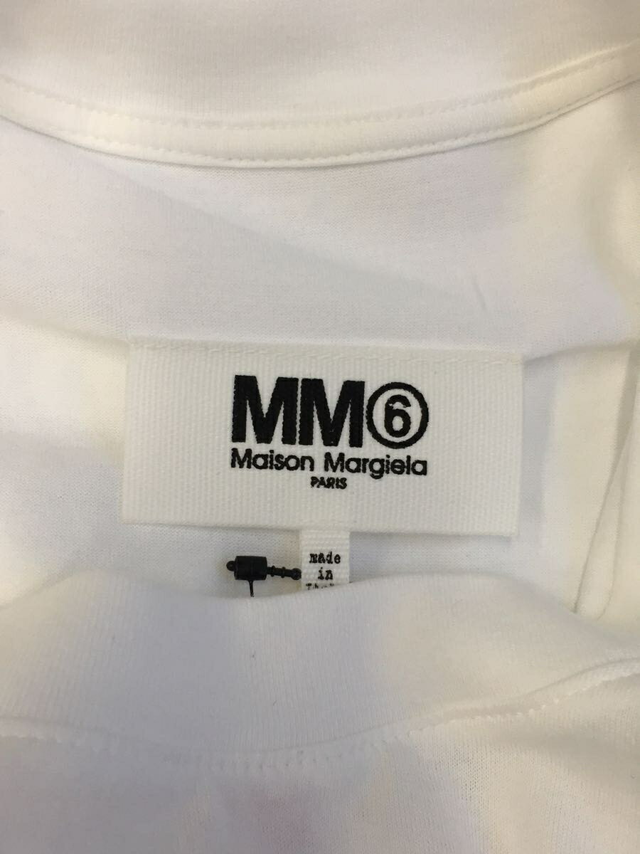 【中古】MM6◆半袖ワンピース/S/コットン/WHT/無地/S62CT0192【レディースウェア】