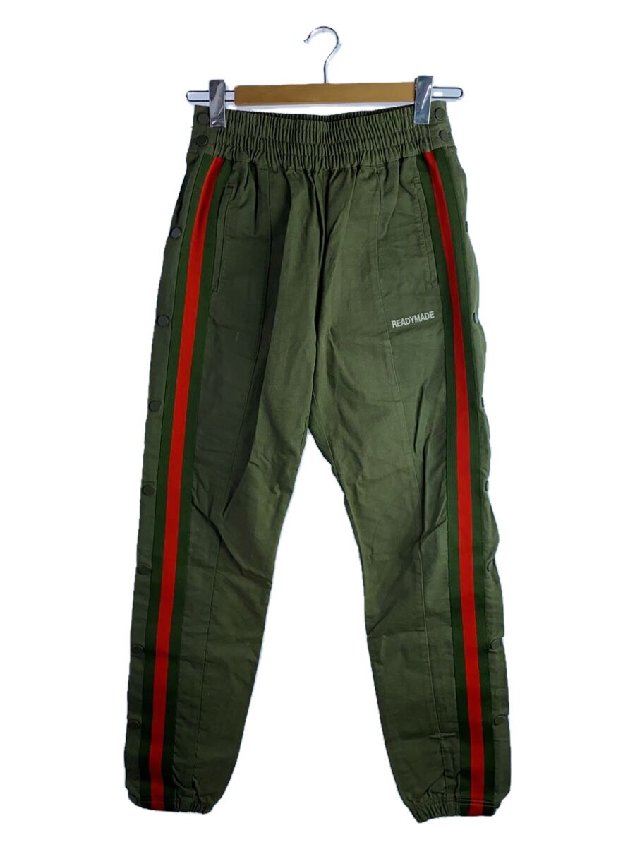 楽天2nd STREET 楽天市場店【中古】READYMADE◆SIDE SNAP TRACK PANTS/ストレートパンツ/コットン/カーキ【メンズウェア】