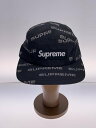 【中古】Supreme◆24aw/reflective jacquard camp cap/FREE/コットン/BLK/メンズ【服飾雑貨他】