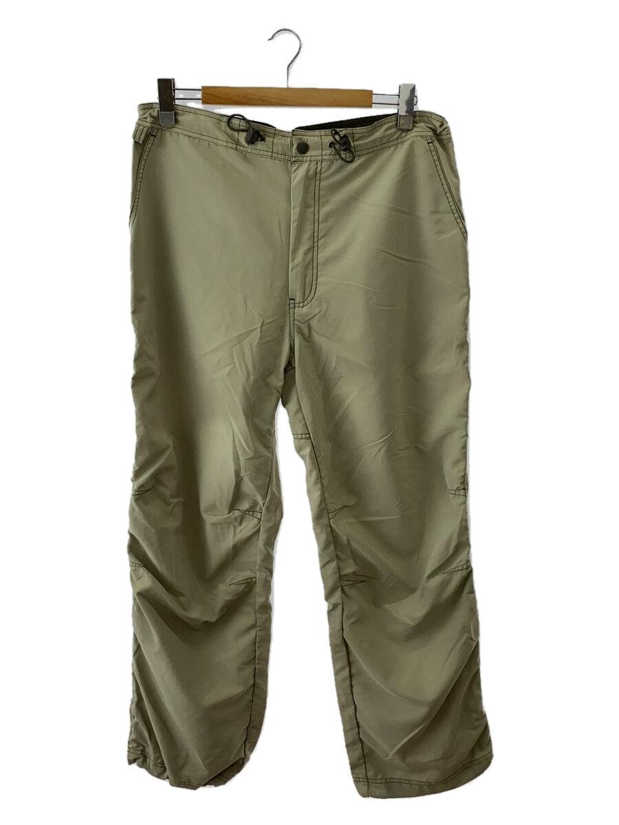 【中古】GAP◆00s/OLD GAP/パラシュートパンツ/ボトム/L/ポリエステル/ベージュ/無地//【メンズウェア】