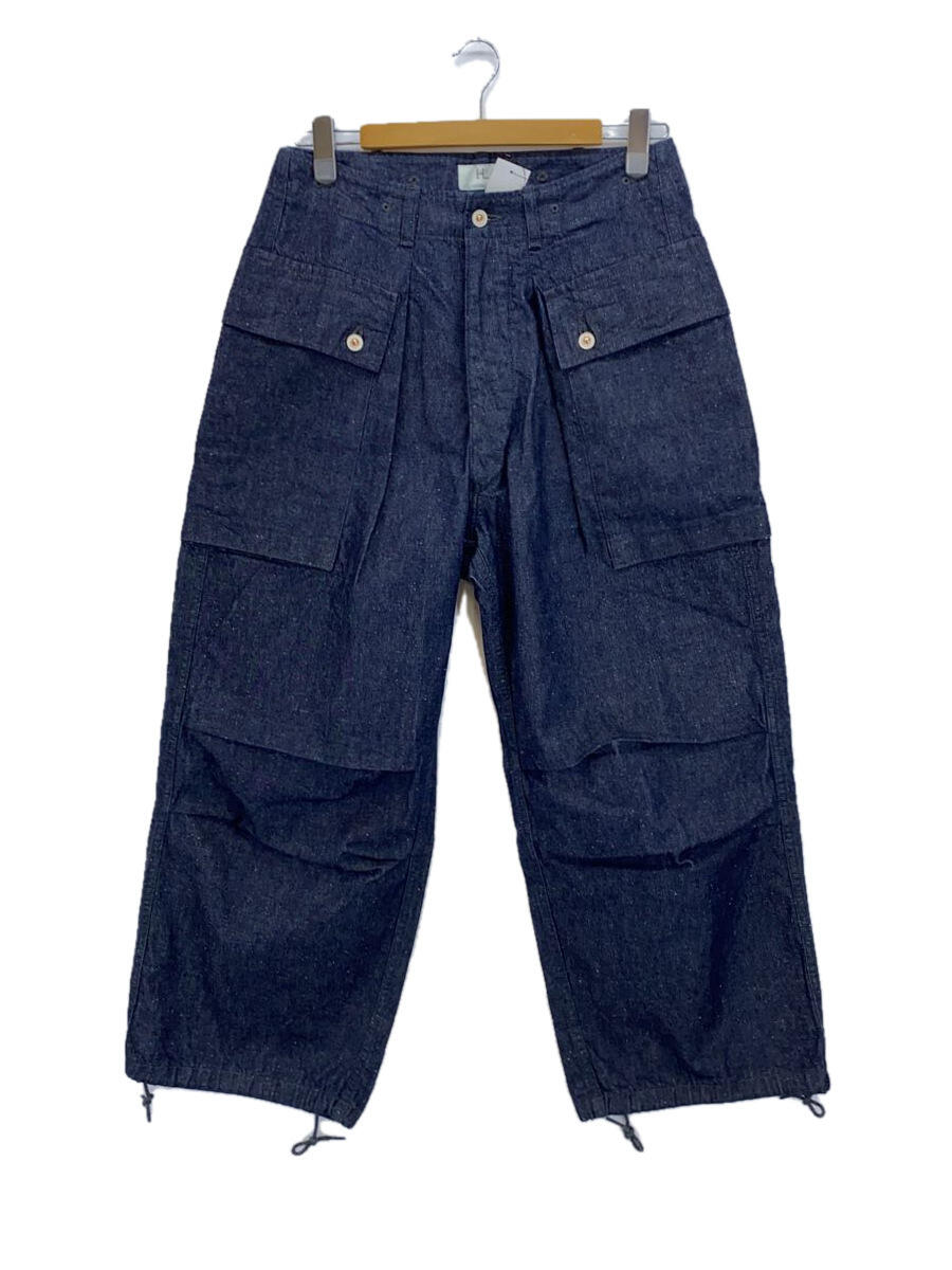 【中古】HERILL◆23SS/Nep denim M44 Trousers/2/コットン/IDG/23-030-HL-8080-1【メンズウェア】