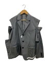 【中古】TAKAHIROMIYASHITA TheSoloist.◆テーラードジャケット/44/ポリエステル/GRY/0004SS22【メンズウェア】