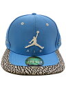 【中古】NIKE◆キャップ/--/コットン/BLU/メンズ【服飾雑貨他】