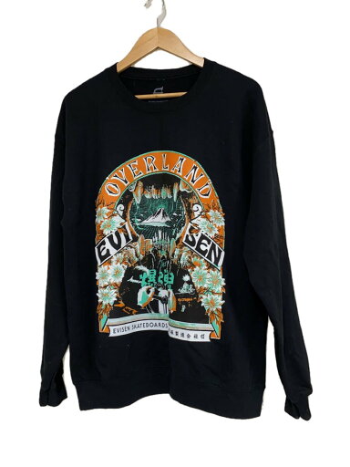 【中古】Evisen skateboards◆スウェット/L/コットン/BLK【メンズウェア】 【中古】Evisen skateboards◆スウェット/L/コットン/BLK【メンズウェア】