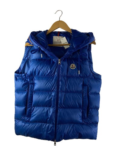 【中古】MONCLER◆ダウンベスト/3/ナイロン/BLU/I20911A00046【メンズウェア】 【中古】MONCLER◆ダウンベスト/3/ナイロン/BLU/I20911A00046【メンズウェア】