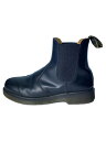 【中古】Dr.Martens◆サイドゴアブーツ/UK8/BLK/レザー/2976【シューズ】
