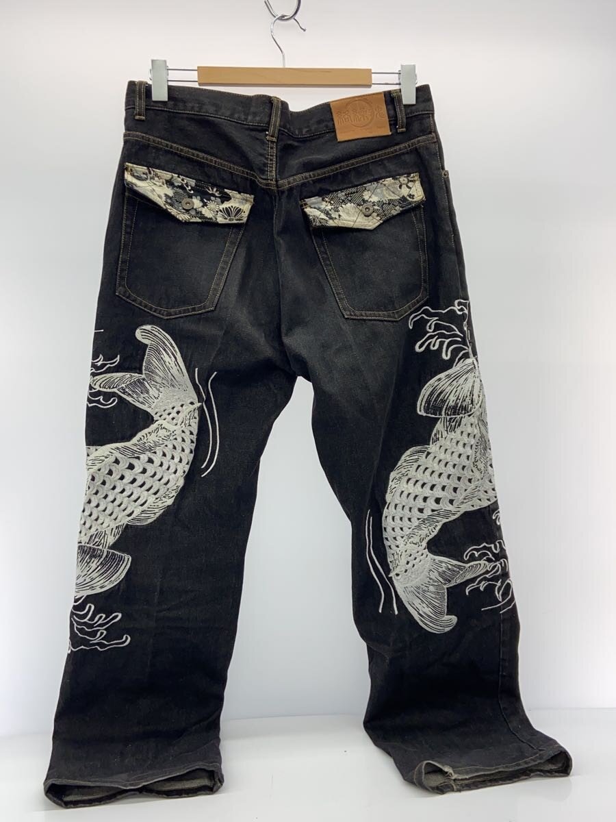 【中古】絡繰魂◆ボトム/36/デニム/BLK/283803【メンズウェア】