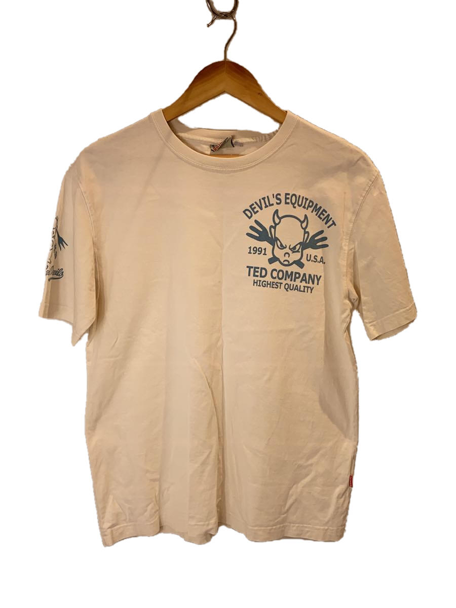 【中古】TED MAN(TED COMPANY)◆Tシャツ/40/コットン/WHT【メンズウェア】