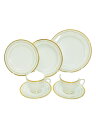 【中古】Noritake◆カップ&ソーサー/5点セット/GLD/HAMPSHIRE GOLD/カップ&ソーサー2客・プレート×3【キッチン用品】