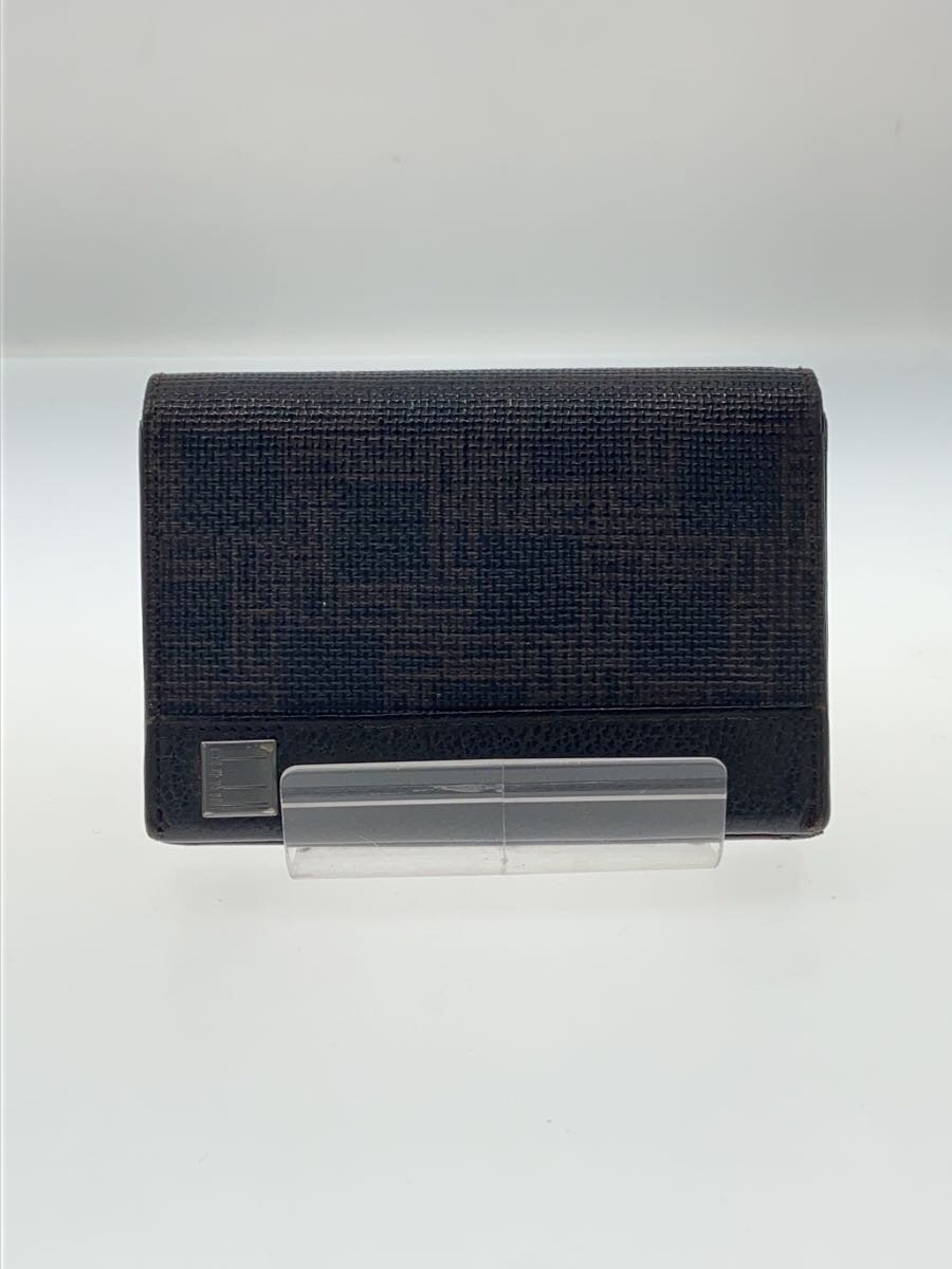 【中古】dunhill◆カードケース/PVC/BRW