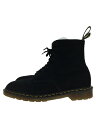 【中古】Dr.Martens◆レースアップブーツ/US10/BLK/コーデュロイ【シューズ】