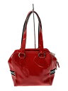 【中古】agnes b.◆ハンドバッグ/PVC/RED/無地【バッグ】(4)