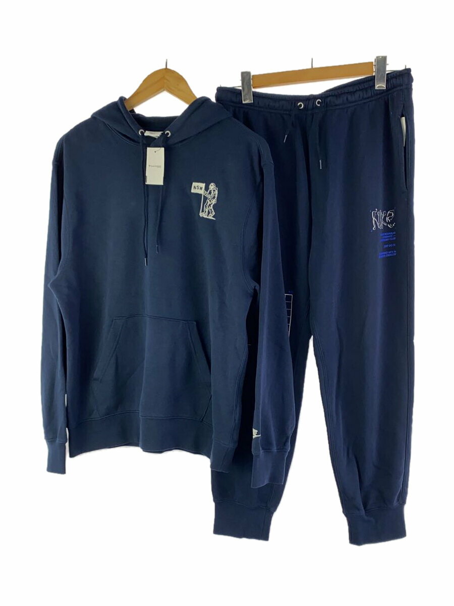 【中古】NIKE◆セットアップ/L/コットン/NVY/HQ8595-451【メンズウェア】