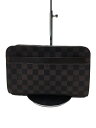 【中古】LOUIS VUITTON◆サンルイ_ダミエ・エベヌ_BRW/PVC/BRW【バッグ】