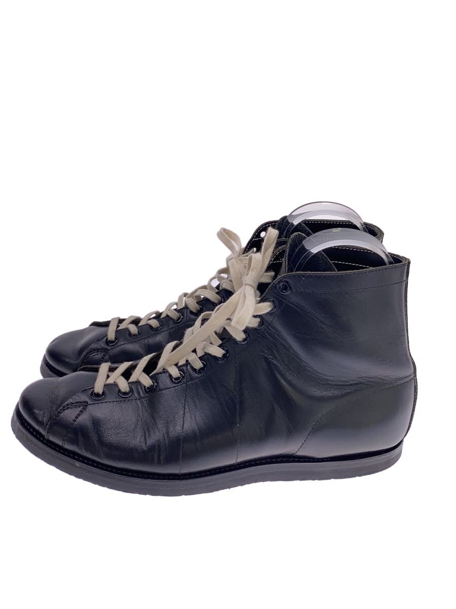 【中古】AtLast Co.◆ハイカットスニーカー/US10/BLK/レザー/1878//【シューズ】