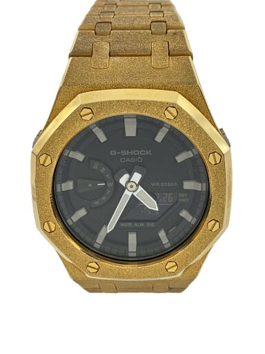 【中古】CASIO◆クォーツ腕時計/デジアナ/BLK/GLD/GA-2100【服飾雑貨他】 【中古】CASIO◆クォーツ腕時計/デジアナ/BLK/GLD/GA-2100【服飾雑貨他】